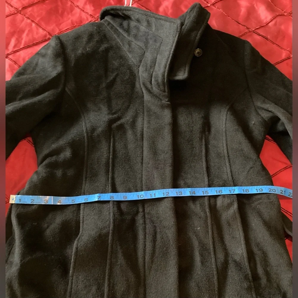 NEW Cole Haan Women's Slick Belted Long Coat Size 12